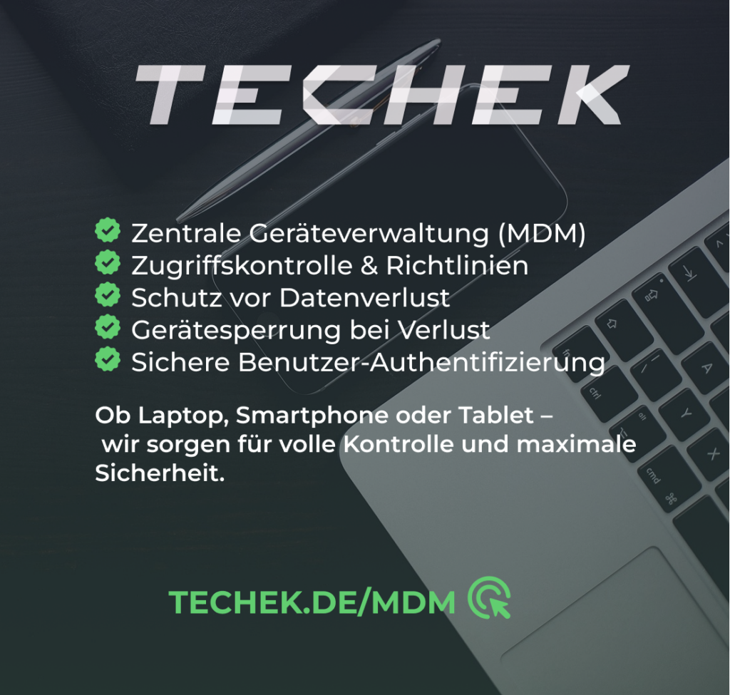 Mobile Device Management, Beratung durch TECHEK